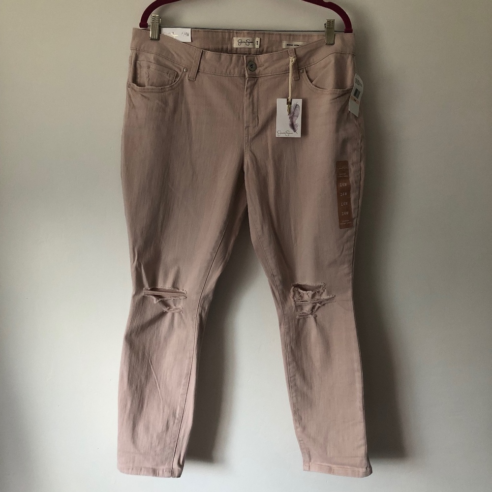 Jessica Simpson Rolled Ankle Jeans